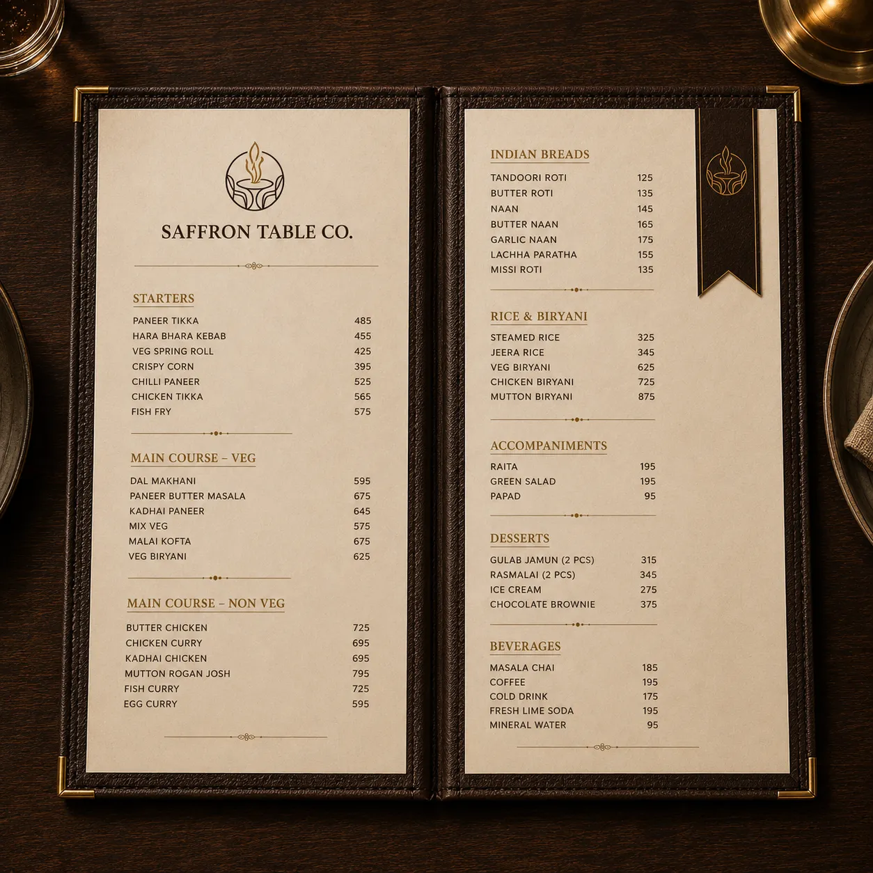 Menu Design